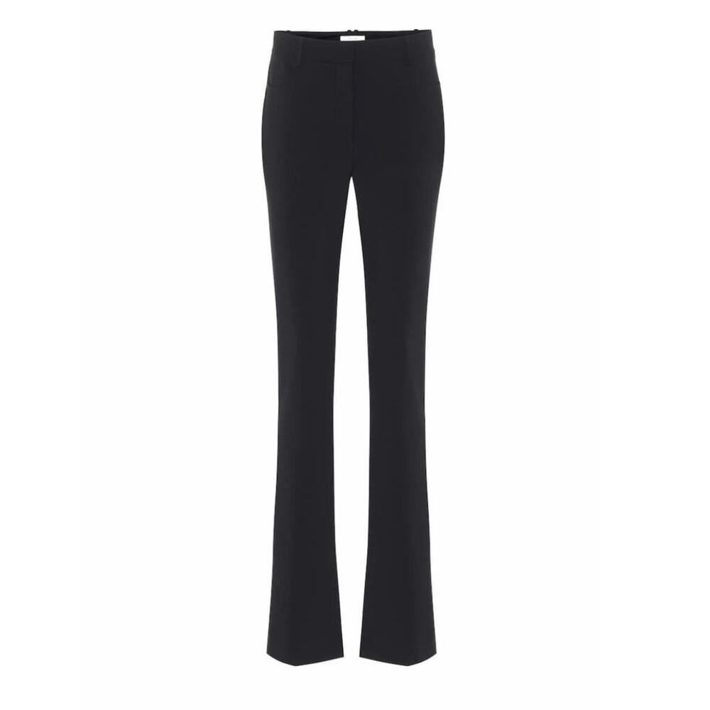 The Row Payson High-rise Flared Slim Pants US 2 Black Inside Ankle Slits